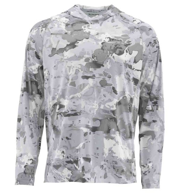 Simms Solarflex Hoody Cloud Camo Grey Simms Solarflex Hoody Cloud Camo Grey